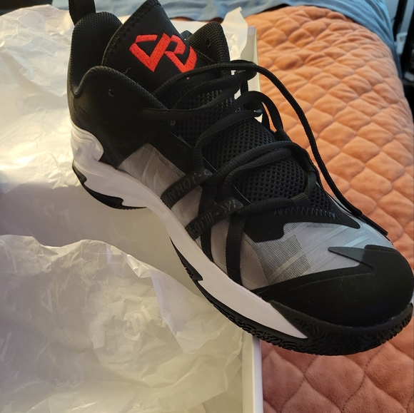 New nike air Jordan One Take 3 men's size 11 white , black , bright crimson. - Picture 14 of 16